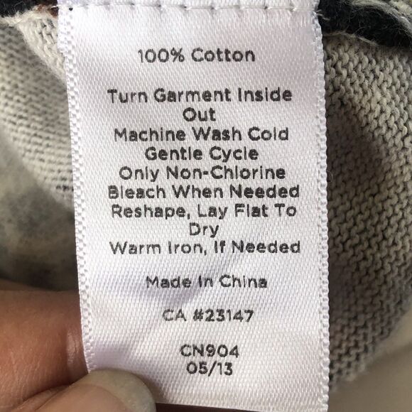 Talbots Petites Medium Womens Long Sleeve Cardigan Sweater Leopard Print - Picture 4 of 8